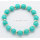 Bracelet fantaisie turquoise 8MM avec perles fantaisie